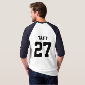 William Howard Taft "27" T-Shirt (Schwarz voll)