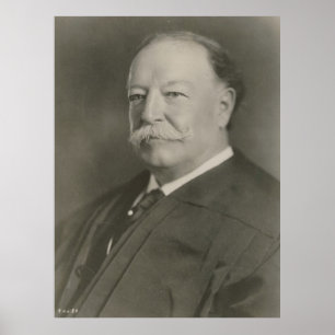 WILLIAM HOWARD TAFT als Oberrichter SCOTUS Print Poster