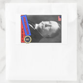 William Howard Taft Baseball Card Rechteckiger Aufkleber (Tasche)