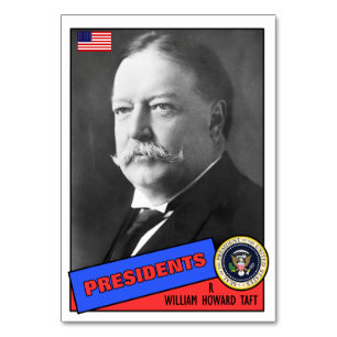 William Howard Taft Baseballkarte Tischnummer