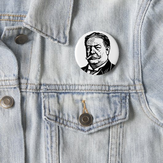 William Howard Taft-Knopf Button (Beispiel)