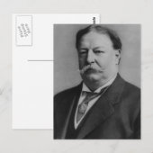 William Howard Taft Postkarte (Vorne/Hinten)
