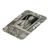 William I. der Eroberer (1027-87) König von Englan Magnet (Linke Seite)