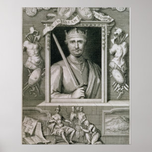 William I. der Eroberer (1027-87) König von Englan Poster