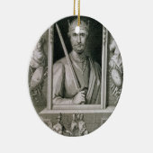 William I der Eroberer-(1027-87) König von England Keramikornament (Rechts)