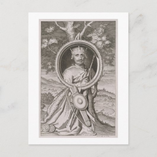 William II 'Rufus' (c.1056-1100) King of England Postkarte (Vorderseite)