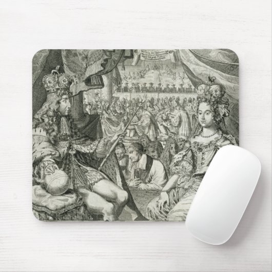 William III (1650-1702) und (1662-94) König Mousepad (Mit Mouse)