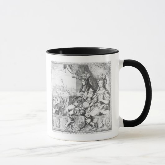 William III und Mary II Tasse (Rechts)