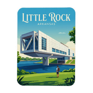 William J. Clinton Presidential Library USA -> Bib Magnet