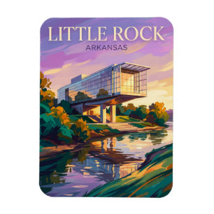 William J. Clinton Presidential Library USA Magnet