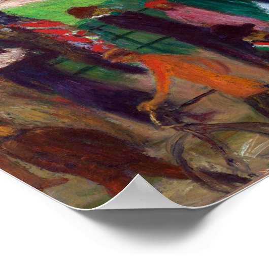 William J. Glackens Parade, Washington Square Poster (Ecke)