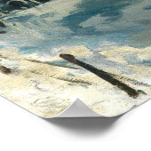 William James Glackens Central Park Winter Poster (Ecke)