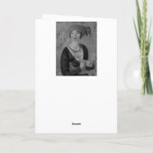 William James Glackens Dankeskarte (Rückseite)