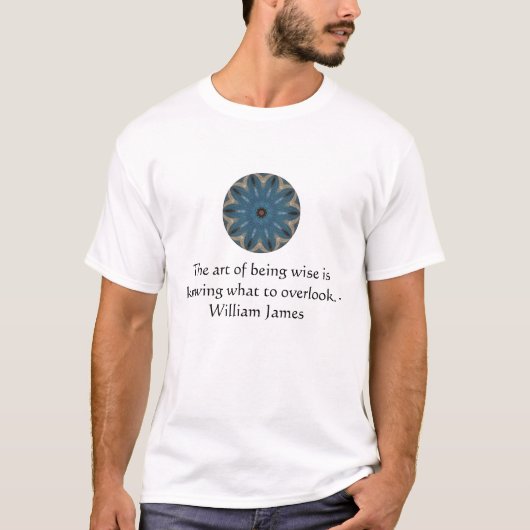 William James-Zitat mit ursprünglichem Tribl T-Shirt (Vorderseite)