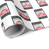 William Jewell College 3 Geschenkpapier (Rolleneckpunkt)