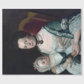 William Johnston Mrs. Jacob Hurd and Child Geschenkpapier (Flach)