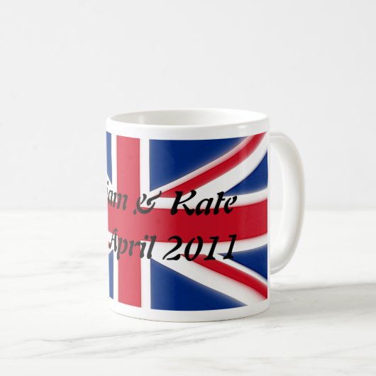 William & Kate - 29th April 2011 Kaffeetasse (VorderseiteRechts)