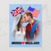 William & Kate - America Postcard Postkarte (Vorderseite)