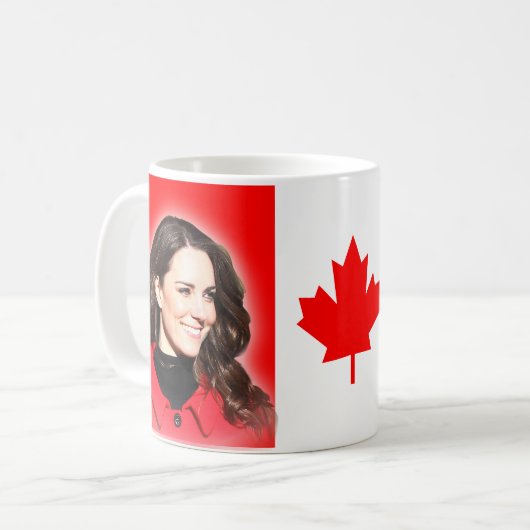 William & Kate Canada Tasse (Vorderseite Links)