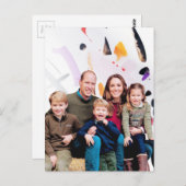 William Kate Royal Family Postcard Postkarte (Vorne/Hinten)
