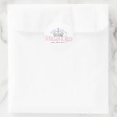 William & Kate Royal Wedding Runder Aufkleber (Tasche)