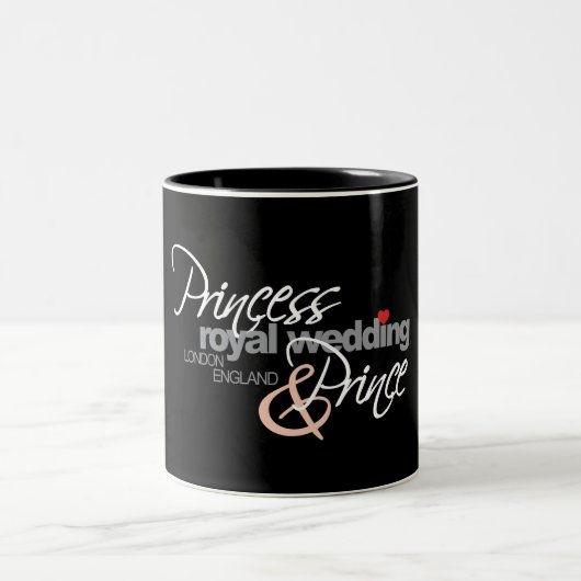 William & Kate Royal Wedding Zweifarbige Tasse (Mittel)