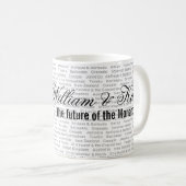 William, Kate u. die Commonwealth-Tasse Kaffeetasse (VorderseiteRechts)