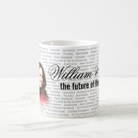 William, Kate u. die Commonwealth-Tasse Kaffeetasse (Mittel)