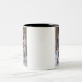 William, Kate und Kinder Zweifarbige Tasse (Mittel)