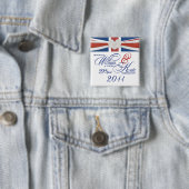 William & Kate Wedding Gedenkstätte Keepake Button (Beispiel)