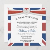 William & Kate Wedding Watch Party Einladungen (Vorne/Hinten)