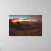 William Keith_Sunset on Mount Diablo Leinwanddruck (Vorderseite)