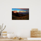 William Keith Sunset on Mount Diablo Marin Sunset Poster (Küche)