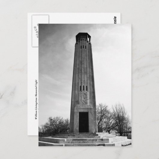 William Livingstone Memorial Lighthouse Postkarte (Vorne/Hinten)