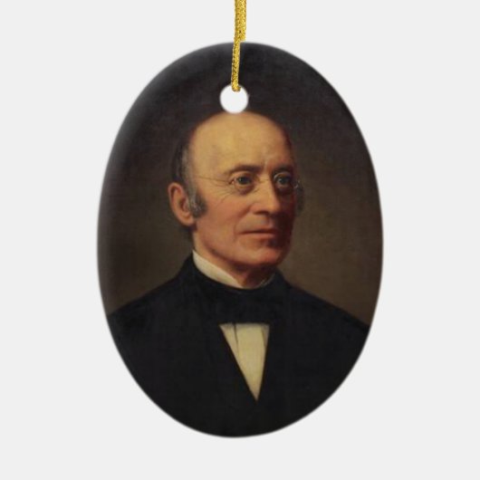 William Lloyd Garrison Keramik Ornament (Vorne)