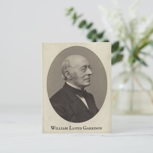 William Lloyd Garrison Postkarte (Stehend Vorderseite)