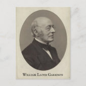 William Lloyd Garrison Postkarte (Vorderseite)