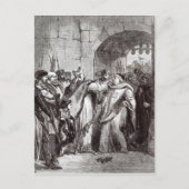 William Longchamp und Hugh de Pudsey Postkarte (Vorderseite)