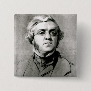 William Makepeace Thackeray Button