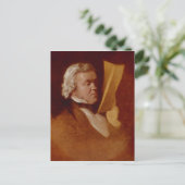 William Makepeace Thackeray, c.1864 Postkarte (Stehend Vorderseite)