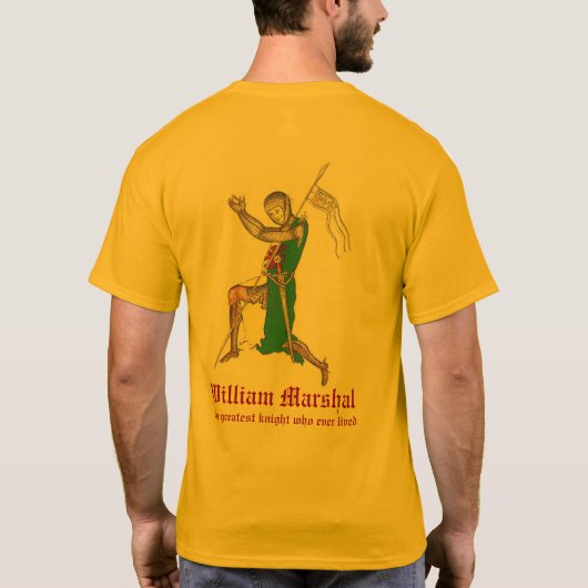 William-Marschall - das bestste Ritter-Shirt T-Shirt (Rückseite)