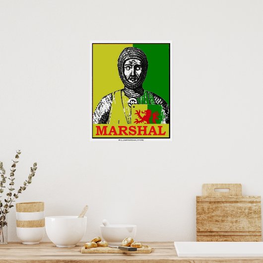 William Marshal Mirror von Chivalry Poster (Küche)