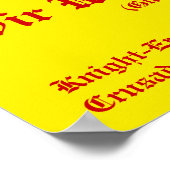 William Marshal Tournament Champion Poster (Ecke)