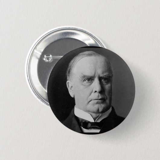 William Mckinley 25 Button (Vorne & Hinten)