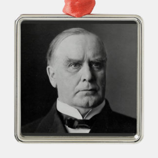 William Mckinley 25. Präsident Silbernes Ornament