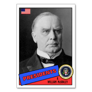 William McKinley Baseballkarte Tischnummer