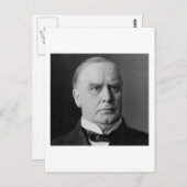 William Mckinley Postkarte (Vorne/Hinten)