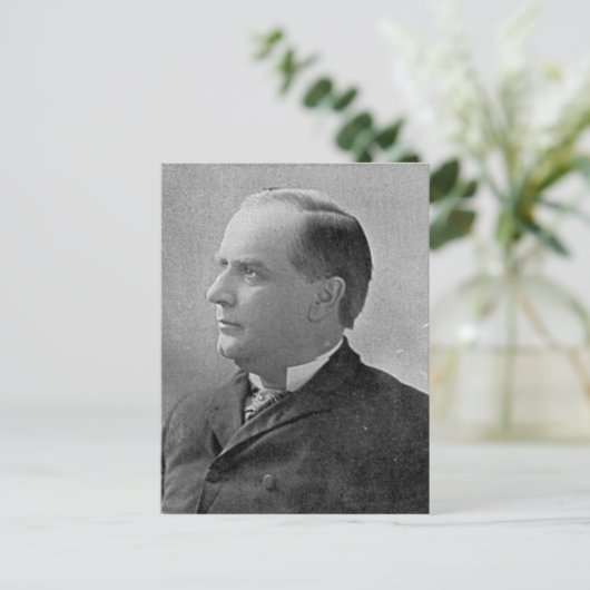 William McKinley Postkarte (Stehend Vorderseite)