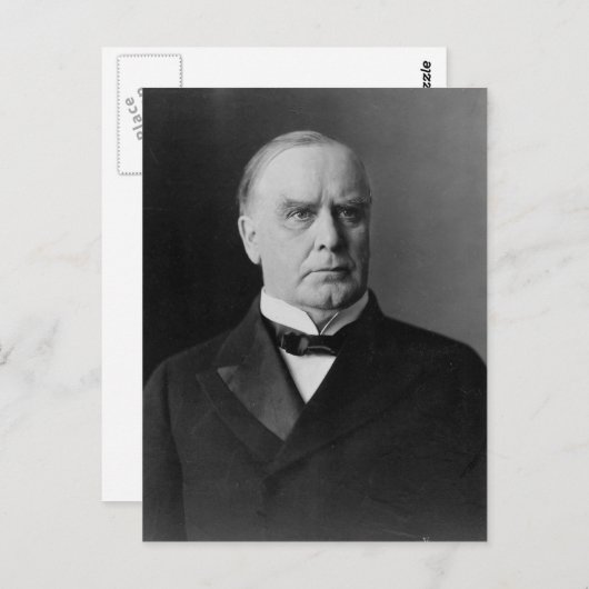 William McKinley Postkarte (Vorne/Hinten)