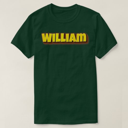 William, mein Name ist William 4 T-Shirt (Design vorne)